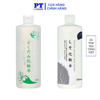 Nước Hoa Hồng Diếp Cá, Tía Tô Dokudami 500ml