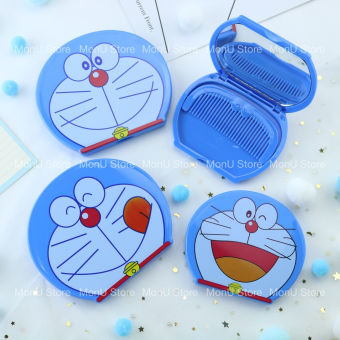Gương kèm lược tròn hình DORAEMON DOREMON dễ thương cute MON0181