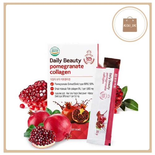 Thạch lựu Collagen Daily Beauty Pomegranate Collagen chính hãng