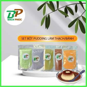 SET BỘT PUDDING LÀM THẠCH PUDDING (MÃ MỚI 20/5/21) - NGUYÊN LIỆU PHA CHẾ TRÀ SỮA