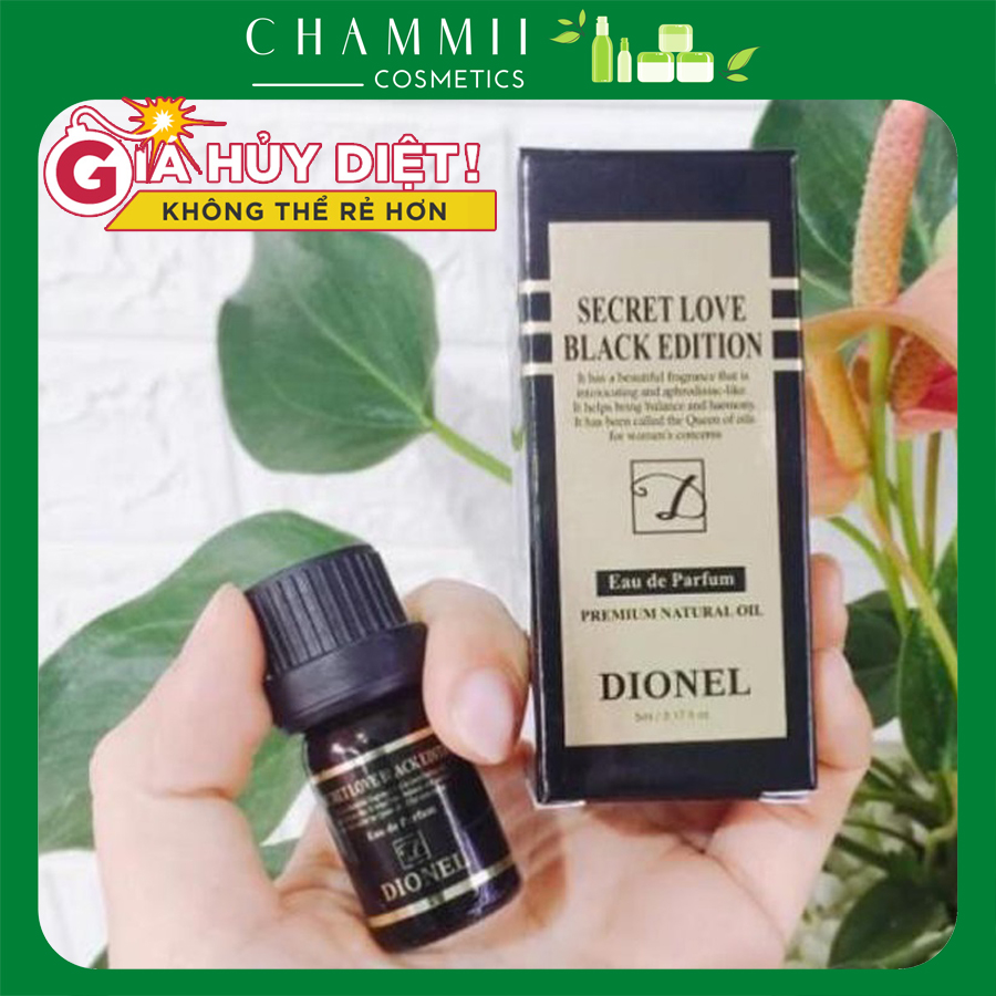 Nước hoa cô bé Dionel secret love Black edition Hàn Quốc 5ml tinh tế và quyến rũ