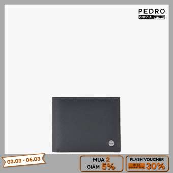 PEDRO - Ví nam dạng gập Embossed Leather Bi Fold PM4-16500022-8-66