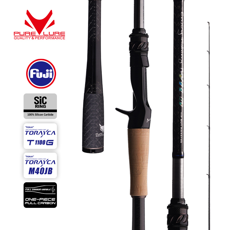PURELURE TITANIUM-T XUL BFS Rod 0.5-6g Bait Weight 5FT 6FT Perch
