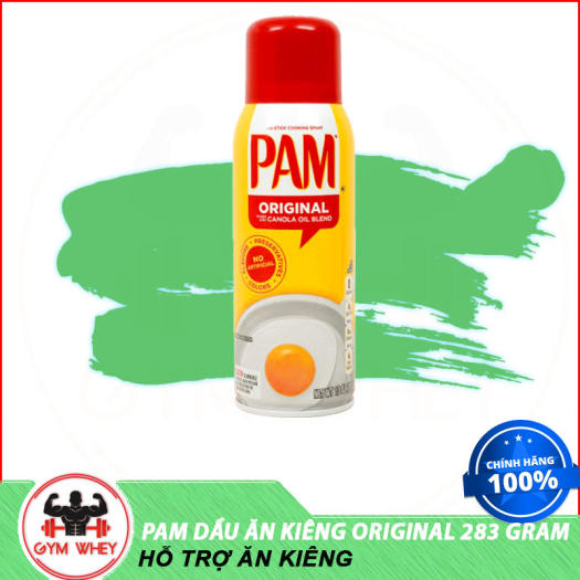 Dầu Xịt Ăn Kiêng 0 calo PAM DẦU ĂN KIÊNG ORIGINAL 283 GRAM