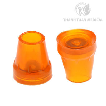 Set 2 đế cao su chống trượt cho nạng chống, kích thước 7/ 8 inch tiện lợi (2 Cái)