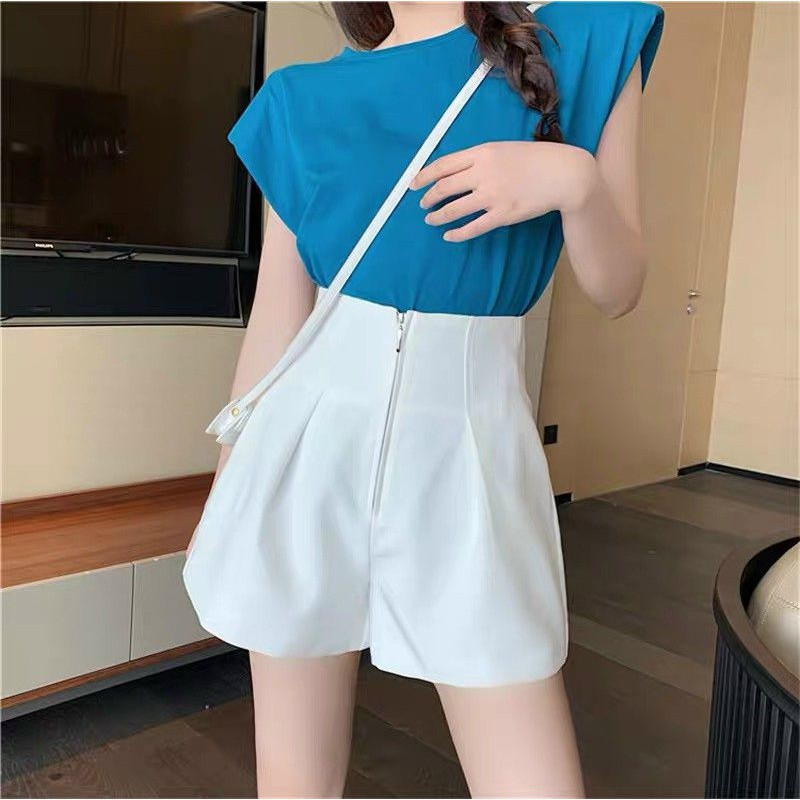 FREESHIP quần short nữ khóa trước M16 vải tuyết mưa cạp cao, quần sooc lưng cao tôn eo, tôn dáng, vải quần tây HALA FASHION