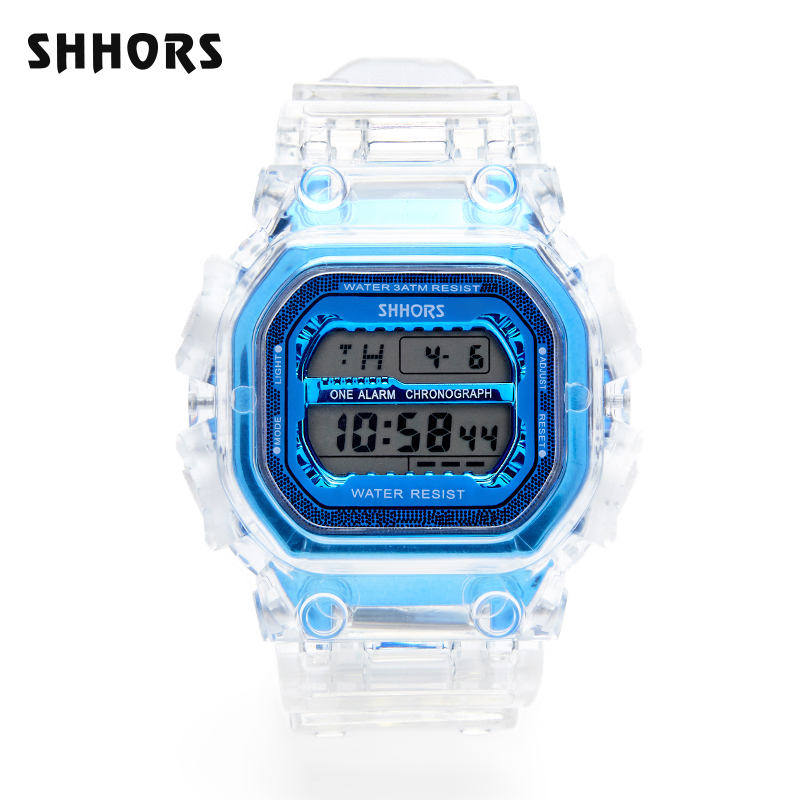 SHHORS Đông Hồ Thể Thao Nam Chống Nước Cơ Động , Sport Watch 722T.