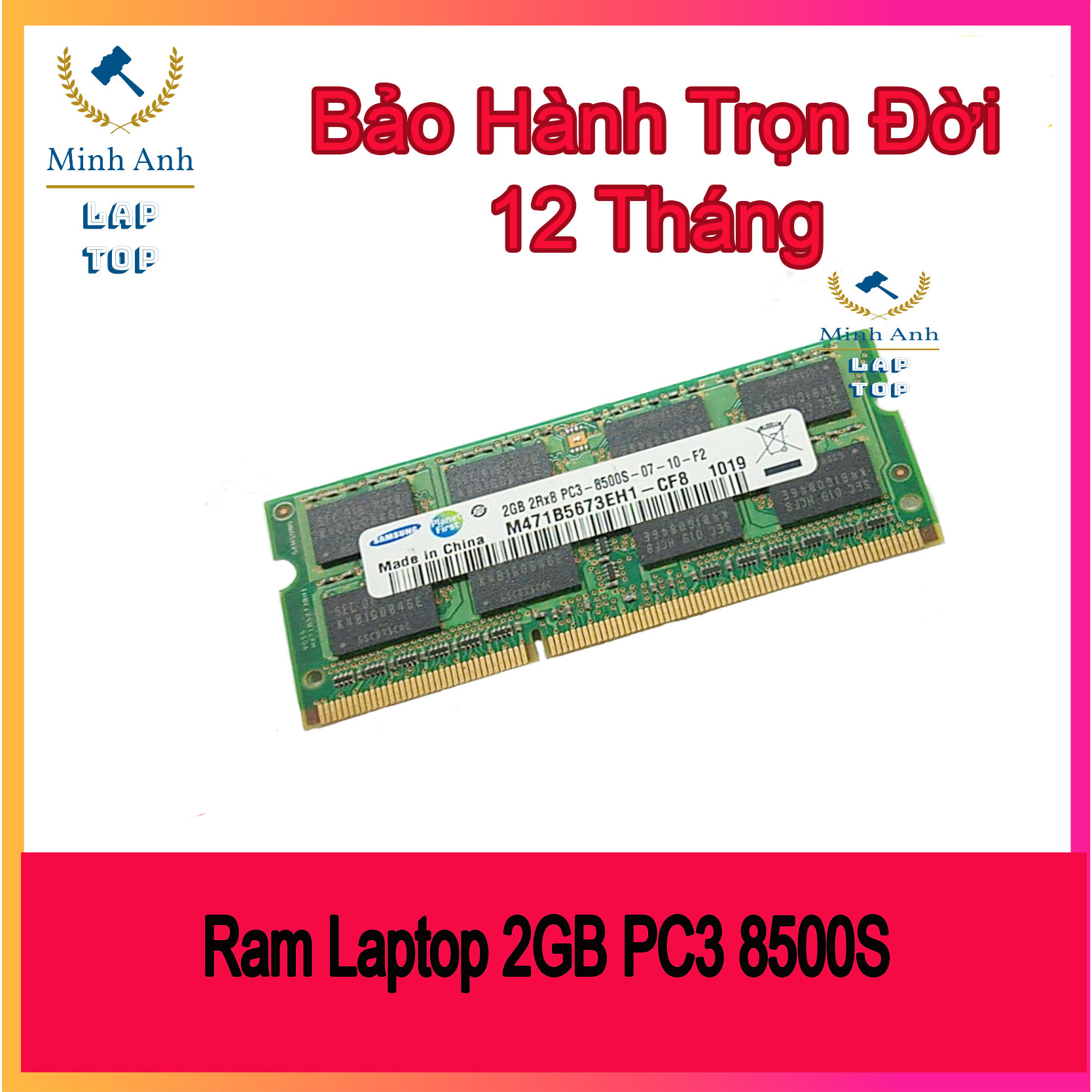Ram laptop 2g ddr3 cũ tháo máy bus 1333 / bus 10600s 8500s