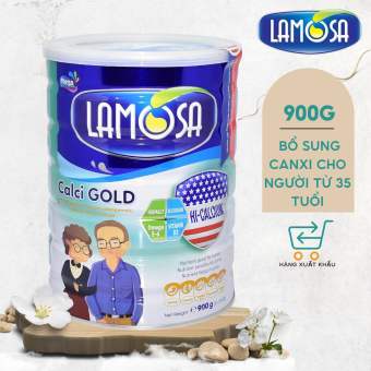 Sữa Y Tế Bổ Sung Canxi Cho Người trên 35 Tuổi  Lamosa CALCI GOLD 900G hàng xuất khẩu