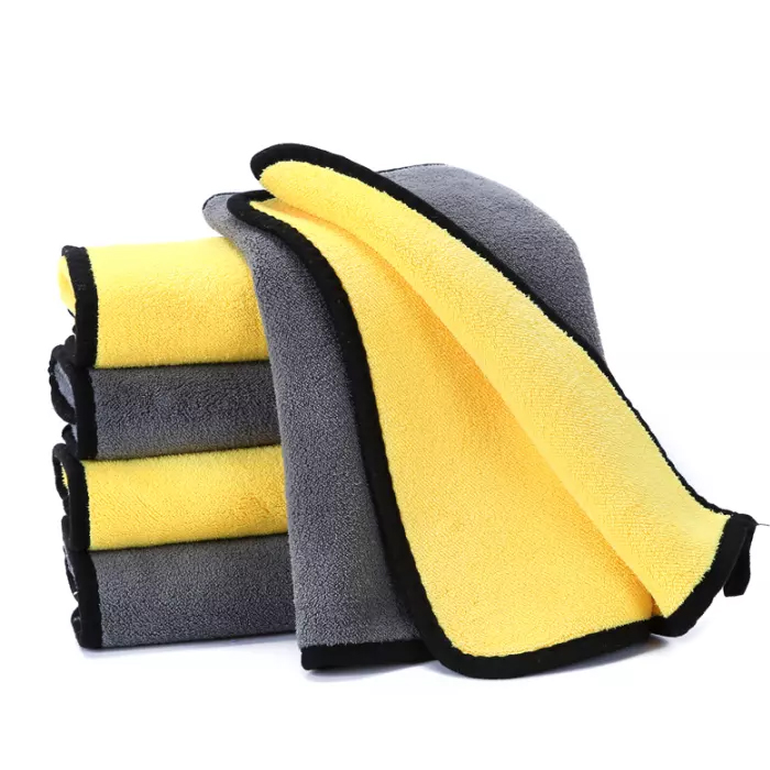 Khăn lau ôtô, xe máy 2 lớp chống trày xước 30cm x 30cm - khăn lau đa năng