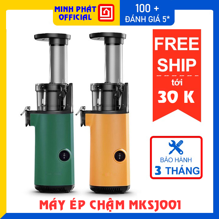 Máy ép chậm mini kiểu dáng hiện đại mới mksj001 - máy ép chậm trái cây đa năng siêu mạnh, siêu kiệt bã hot nhất mùa hè này