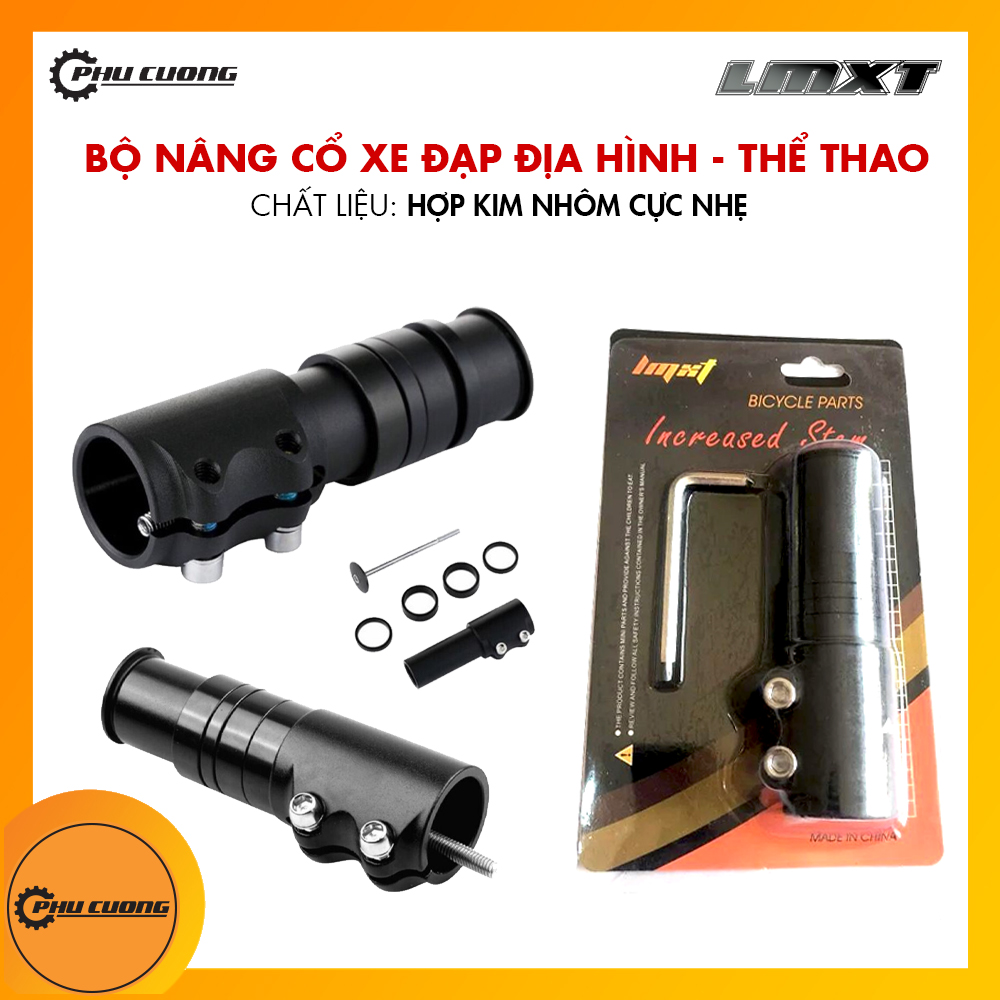 Bộ nối tăng chiều cao ghi đông xe đạp địa hình - nối cổ potang xe đạp, ống nối ghi đông