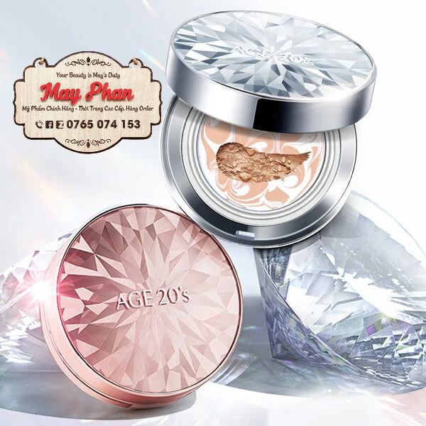 Phấn tươi che khuyết điểm trắng da Age20's Essence cover pact chính hãng - MUA 1 TẶNG 1