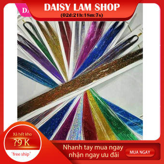 Mix nhiều màu Line tóc kim tuyến dạng sợi N003