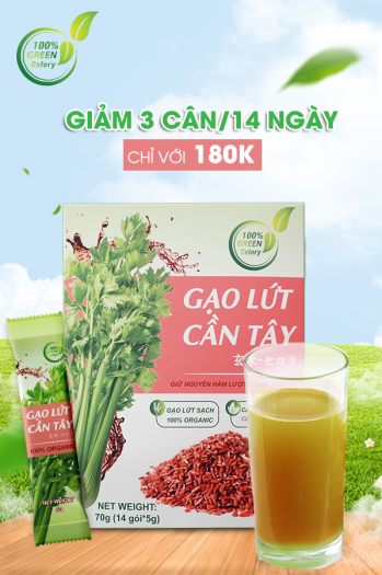 gạo lứt cần tây