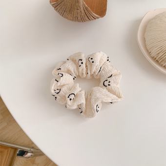 Dây buộc tóc hình mặt cười phong cách Hàn Quốc xinh xắn