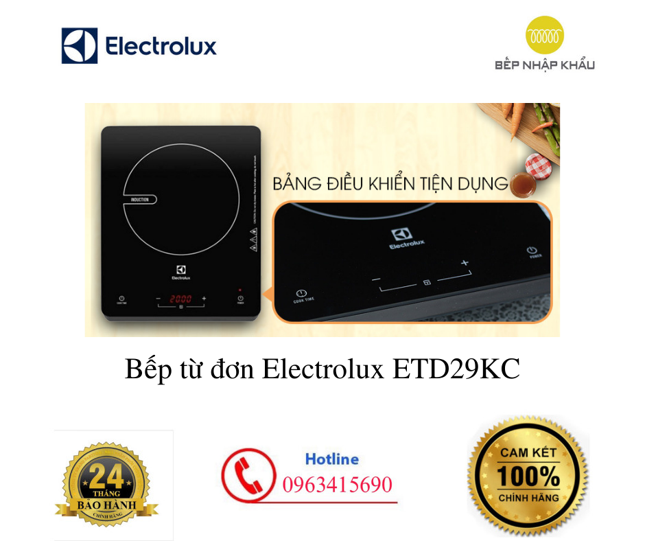 Bếp từ đơn Electrolux ETD29KC sản xuất Trung Quốc, bếp từ, bếp điện từ, bếp từ đôi, bếp điện từ đôi, bếp từ giá rẻ, bếp điện từ giá rẻ, bếp từ đơn, bep tu don, bep tu