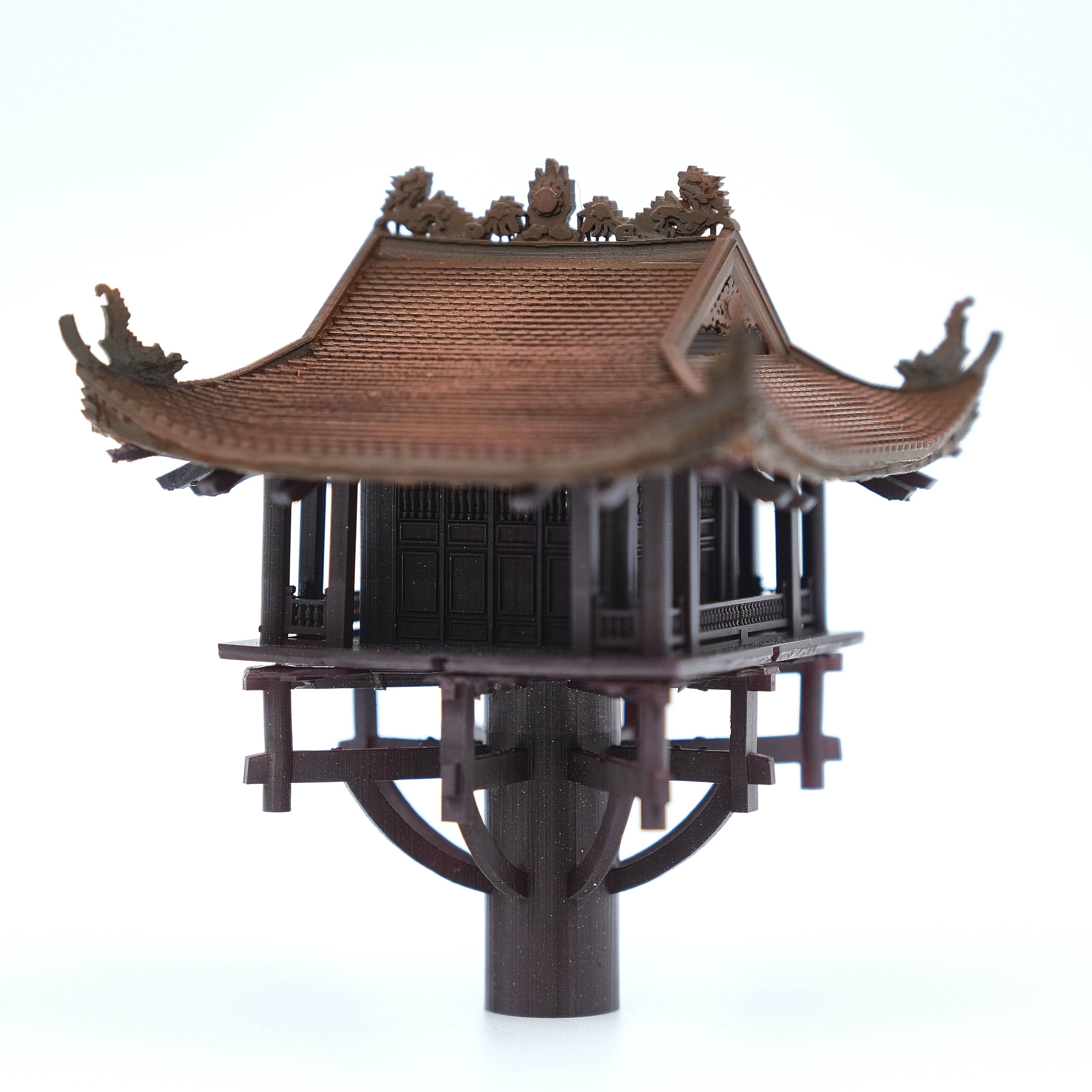 Mô hình chùa một cột bằng đồng  Đồ Đồng Đông Sơn  Đồ đồng mỹ nghệ cao cấp
