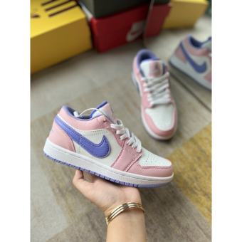Giày Sneaker Nữ Jordan 1 Cổ Thấp Hồng Tím Low SE Arctic Punch Nữ Tính Fullbox