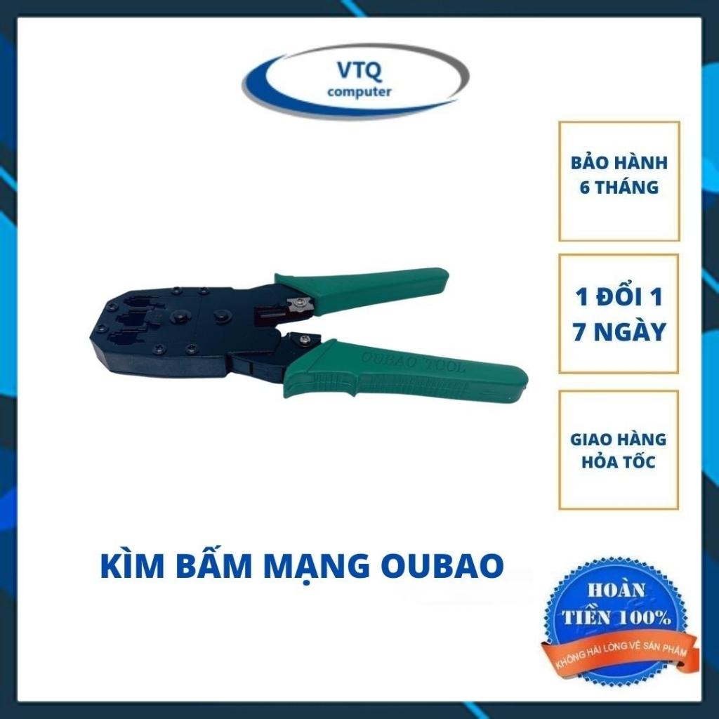 Kìm bấm mạng xanh đa năng - kìm bấm đâu dây mạng oubao