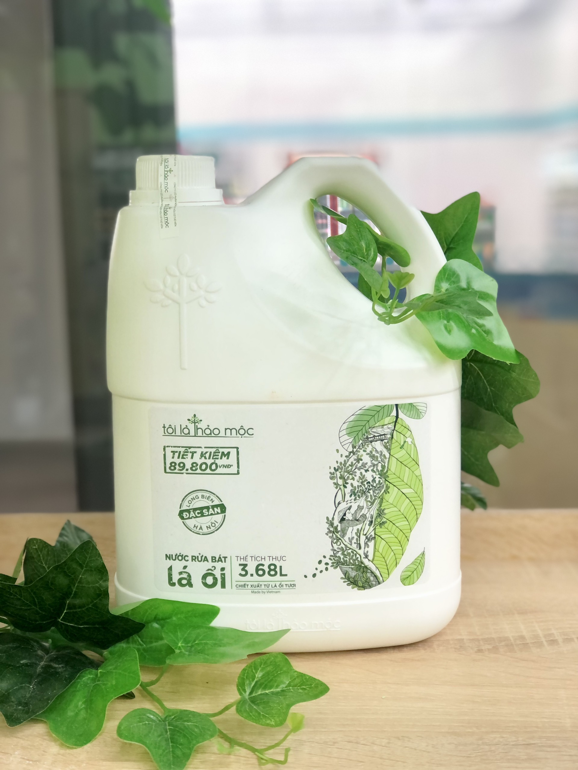 Nước rửa bát lá ổi - chai 3.68l