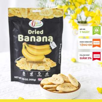 Dried banana ohoo! Snacks bag zip convenience