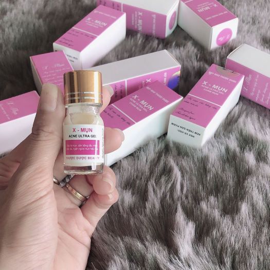 Chấm mụn X-MỤN, mụn trên trán, mụn dưới cằm, mụn trên má, mụn mặt