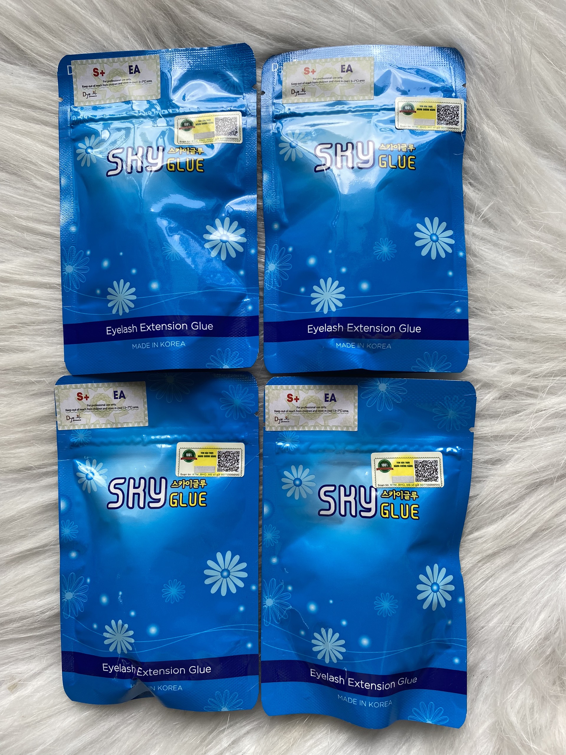 Keo sky s+ khô nhanh 1-2s_dụng cụ nối mi