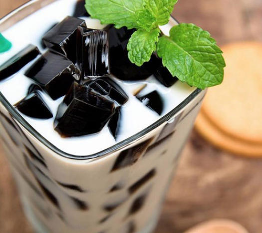 Bột Sương Sáo Đen Grass Jelly 50g- Có Sẵn Dầu Chuối
