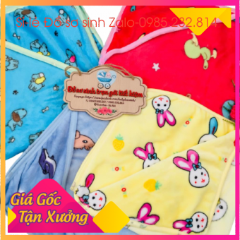 CHĂN Ủ KÈM MŨ LÔNG TUYẾT MÙA THU-ĐÔNG CHO BÉ