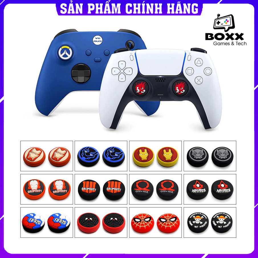 Núm cao su bọc cần analog cho tay cầm Xbox, PS4, PS5 (bán theo cặp 2 núm) - Nhiều màu lựa chọn