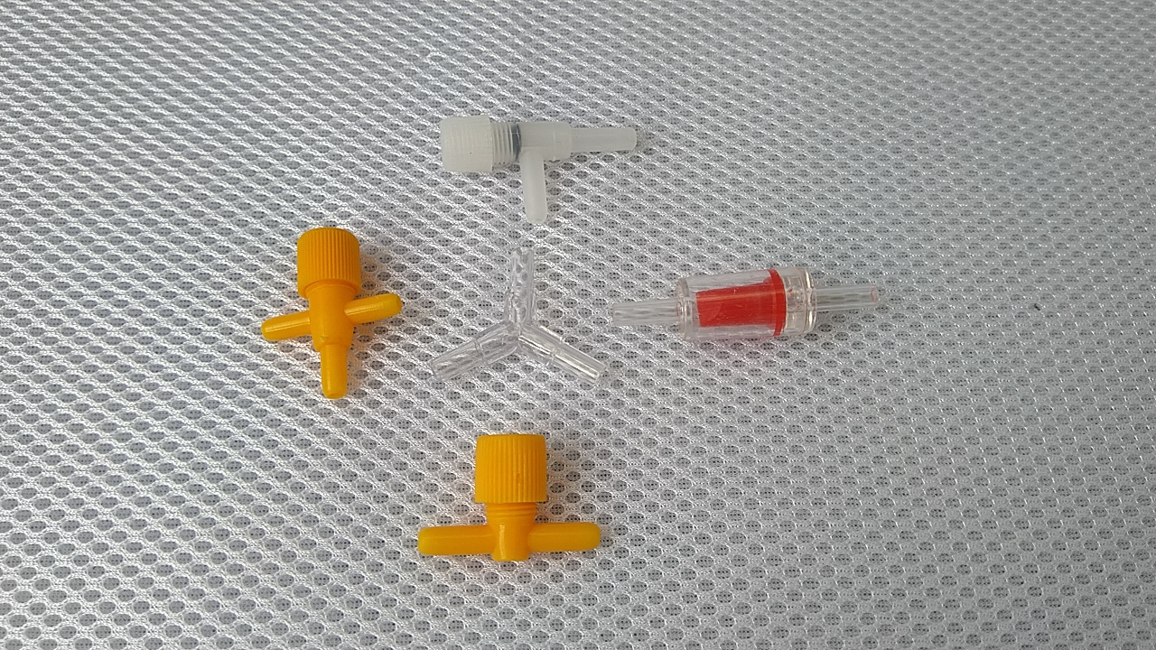 Van và đầu nối dây oxy 4mm dùng cho bể cá.