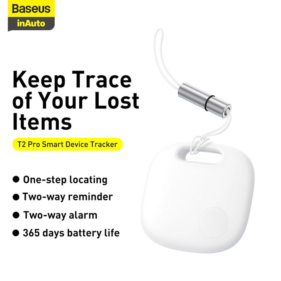 Baseus T2 Pro / T2 Mini GPS thông minh theo dõi Bluetooth cho pet ví chống mất cảnh báo Thẻ khóa thông minh Định vị tìm kiếm chìa khóa
