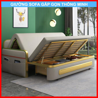Giường Sofa Thông Minh Gấp Gọn Thành Ghế Sofa, Sofa Bed, Giường Ngủ Thông Minh Kết Hợp Ghế Sofa 2 trong 1