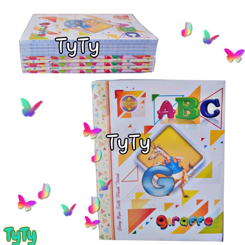 10 quyển tập học sinh abc có 96trang