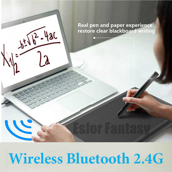 Bảng vẽ điện tử không dây Bluetooth Graphics Tablet 962 Seri 5N Wireless 10 inch, 8192 Levels, Android, cảm ứng nghiêng.Hàng chính hãng[Tem Bộ CA]