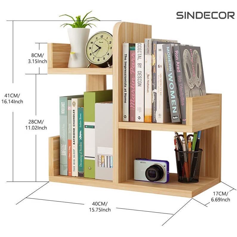 ✅💥SALE SỐC✅💥KỆ SÁCH ĐỂ BÀN HÌNH XƯƠNG RỒNG MINI✅LẮP GHÉP