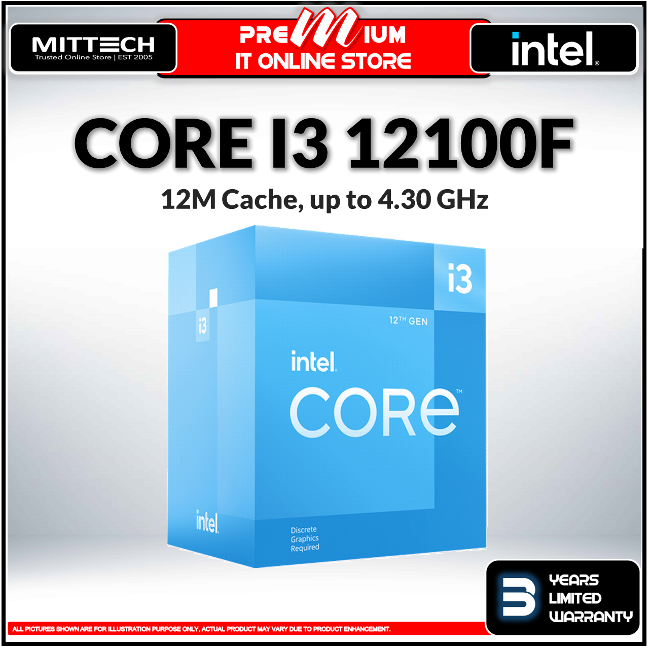 up to 4.40 GHz Intel Core i5-12400 Desktop Processor 18M Cache 