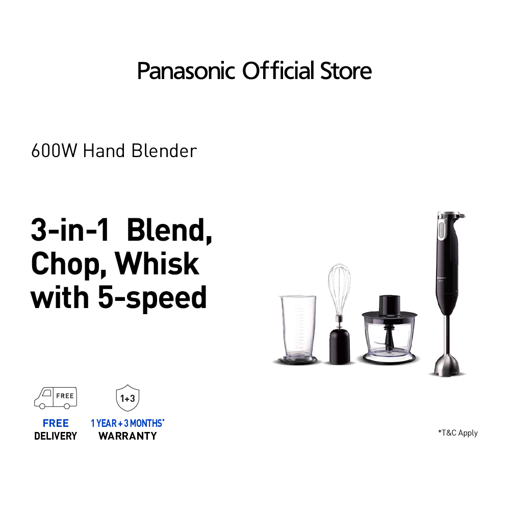 Panasonic Ice Crusher Blender With 2 Mill - 600watts - Pinamart