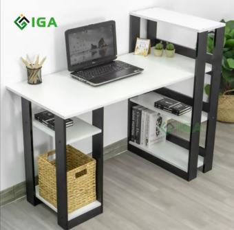 Bàn làm việc. Bàn học kèm kệ sách. Kích thước: Bàn D 100 x R 40 x C 75cm. Giá: C 101 x  R 40 x D 20 cm. Gỗ MDF cao cấp.