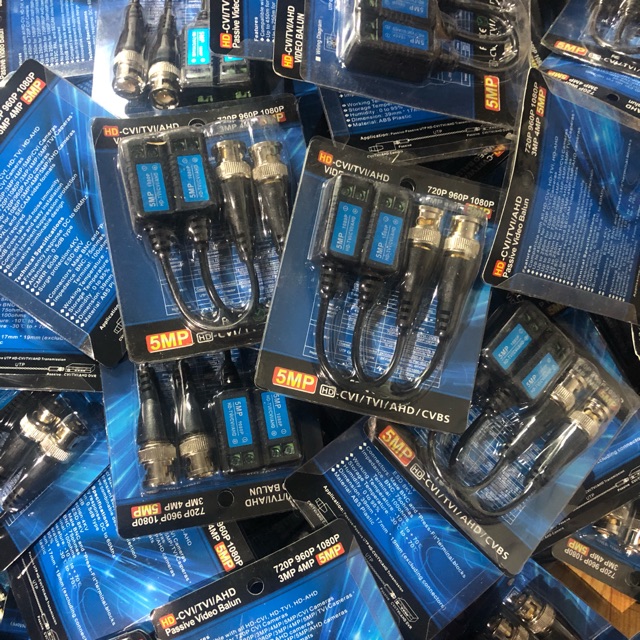 Video Balun Cho Camera 2M, 5M, 600m, Liền nguồn