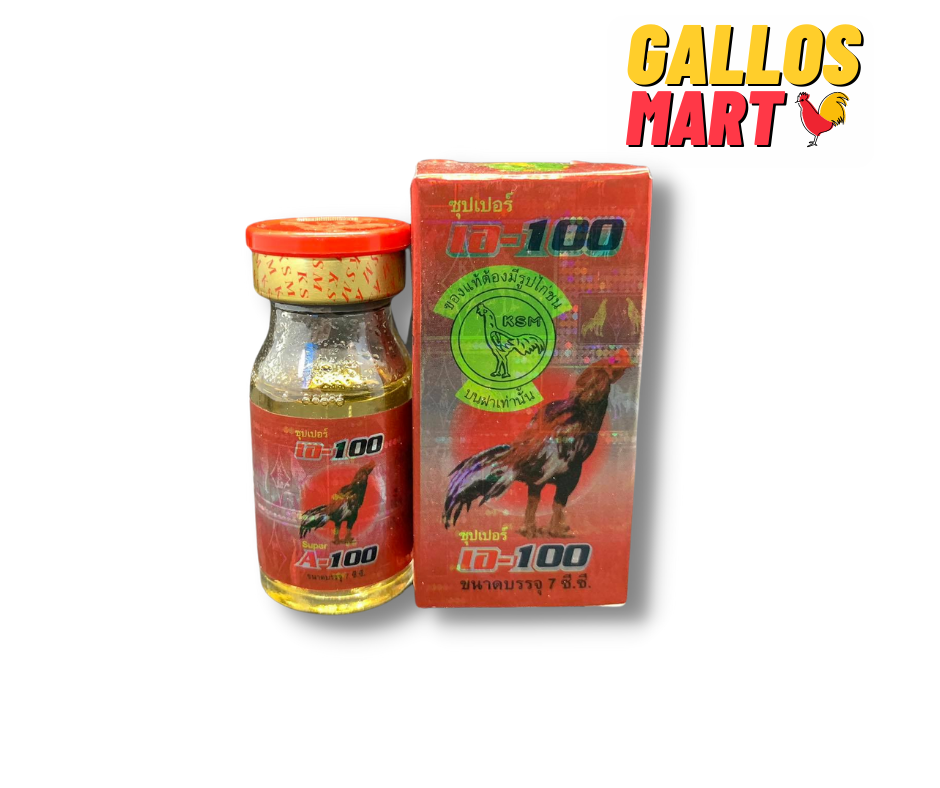 A100 thái - dưỡng tang kén cho gà đá chai 7ml