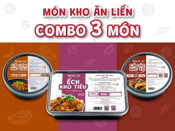 Combo Cá Kho - Ăn Ngon 2 (Cá Cơm + Ếch + Cá Lóc) - RedCat