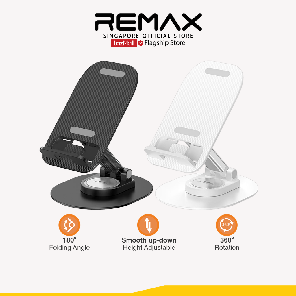 Remax Tablet Stand 360° Rotation, Anti-Slip, Adjustable Angle