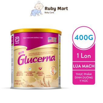 Sữa bột dành cho người bị tiểu đường Glucerna Abbott 400g Hương Lúa mạch