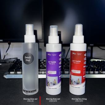 Chai xịt thơm quần áo tiệm giặt ủi (khi quần áo đã KHÔ RANG)