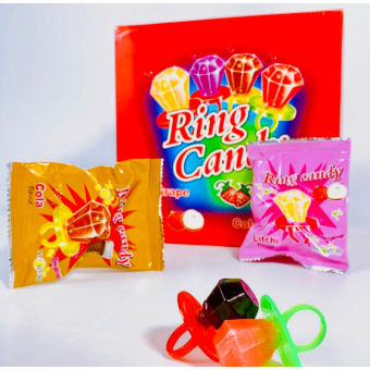 Hộp Kẹo Mút Trái Cây Nhẫn Kim Cương - Ăn Vặt 492