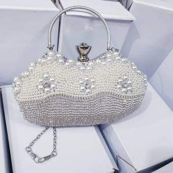 Ví đi tiệc Nữ - Bóp Cầm Tay Đính Đá VÍ NỮ CẦM TAY đính đá pha lê sang chảnh đi tiệc sang trọng túi nữ cầm tay đám cưới cao cấp đi tiệc sành điệu 210Y