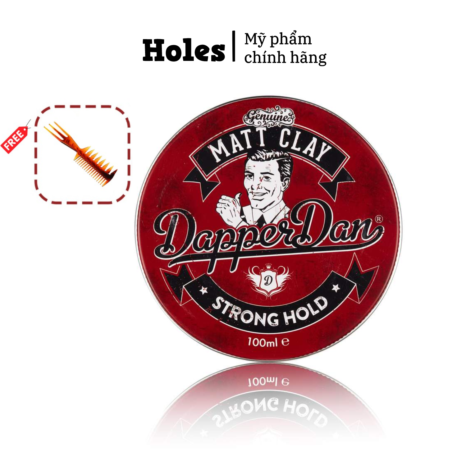 Sáp vuốt tóc dapper dan matt clay - 100ml