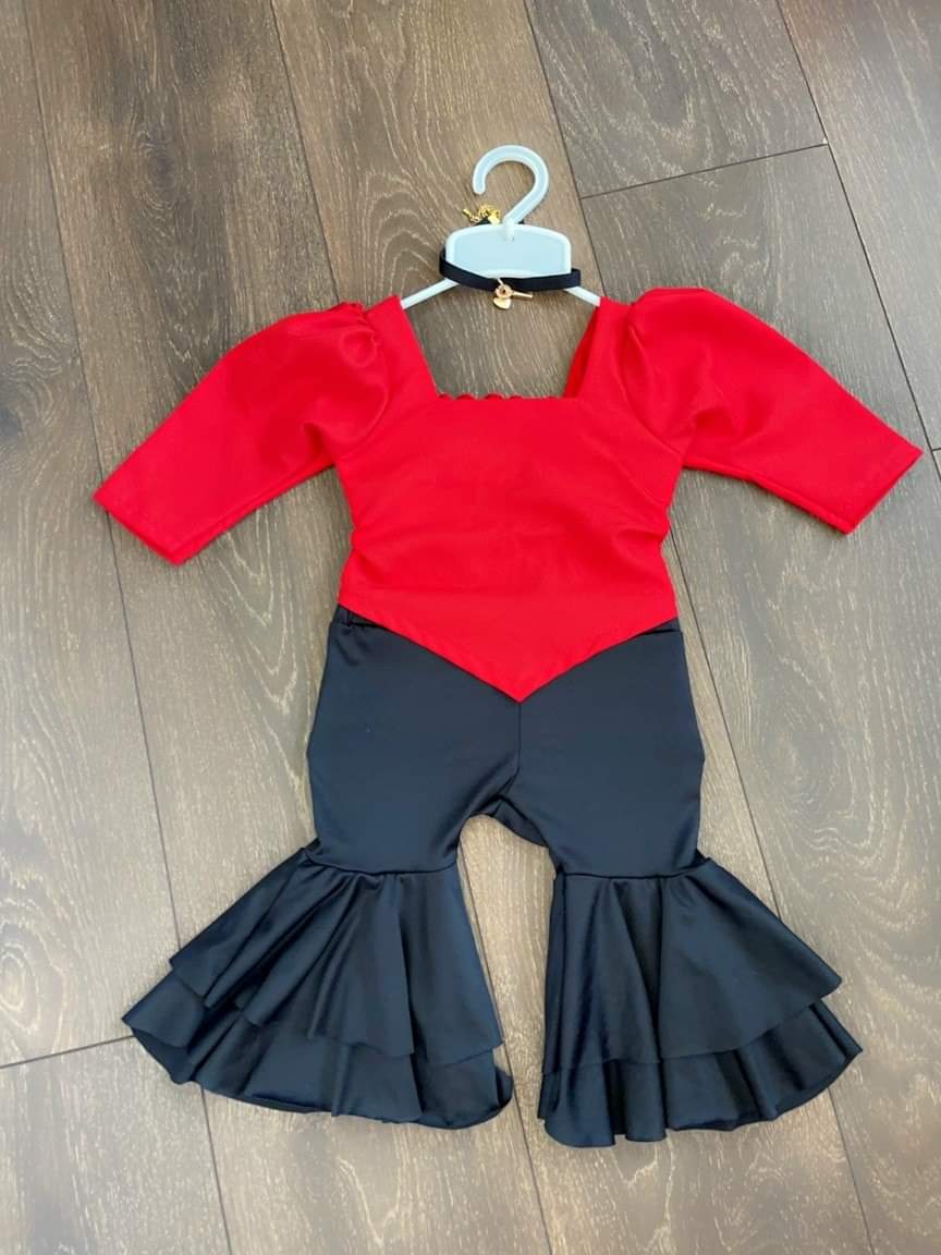 Bộ đồ bé gái Áo đỏ kết hợp quần loe 2 tầng SIÊU DỄ THƯƠNG ,Thôi Nôi, Sinh Nhật 8-23kg Angel Baby Thời Trang Thiết Kế